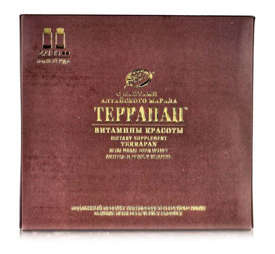 ТерраПан "Витамины красоты"с пантами алтайского марала. 2*135 капсул (Полный курс) Пантопроект