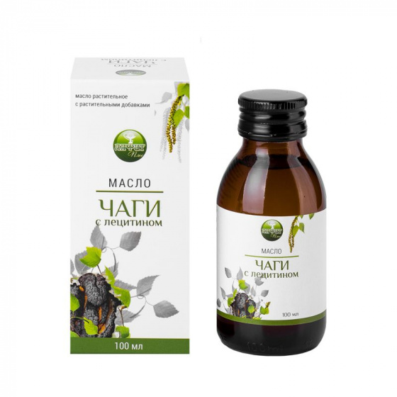 Масло Чаги с лецитином 100мл.