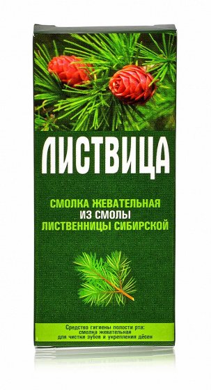 Смолка лиственничная "Листвица", лиственничная 4шт по 0,8гр
