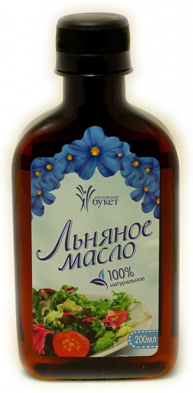 Масло льняное 200мл.