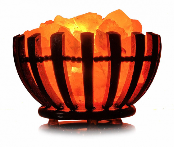 Солевая лампа (Дом Велеса) "Абажур Чаша"