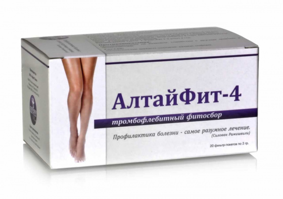 АлтайФит-04. Фитосбор тромбофлебитный. 20 ф/п по 2гр