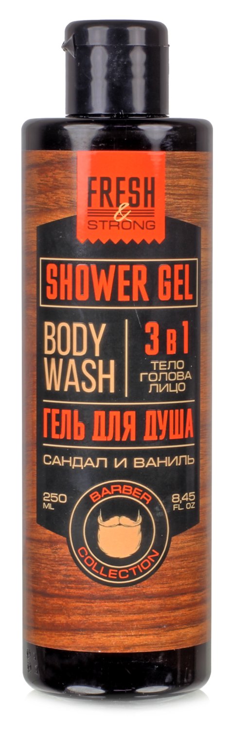 Гель для душа Сандал и ваниль, 250 мл