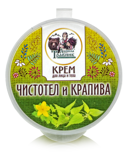 Крем Чистотел и крапива. 50 мл Шорохов Д. В.