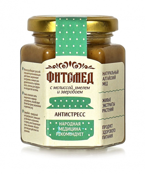 Фитомед "Антистресс" с мелиссой, хмелем, зверобоем, 230 г