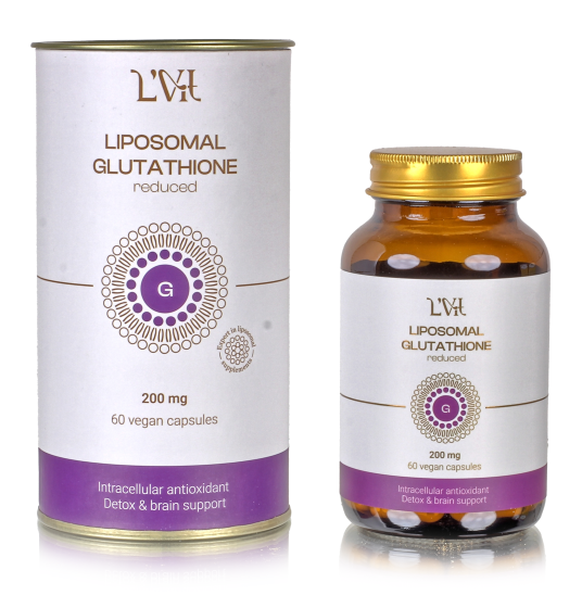 Липосомальный Глутатион 200мг и витамин В4 омолаживающий Бад для кожи, волос и ногтей