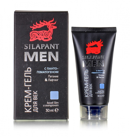 Силапант крем-гель для век для мужчин "Питание и лифтинг" 30мл. Алтайская пантовая косметика