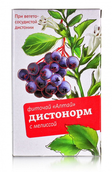 Фиточай Алтай № 29 "Дистонорм с мелиссой". При вегетососудистой дистонии. 30 ф/п