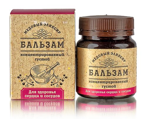 Бальзам концентрированный густой. "Для здоровья сердца и сосудов" 140гр.