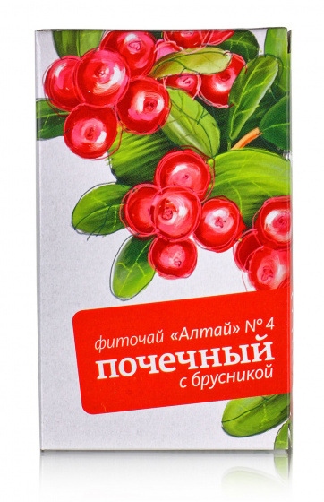 Фиточай Алтай № 04 "Почечный с брусникой". 30 ф/п