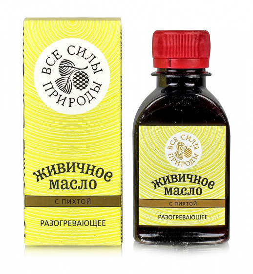 Масло "Живичное с пихтой" (разогревающее) 110мл.