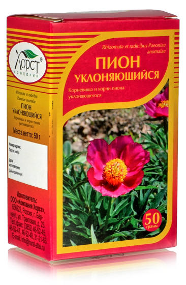 Пион уклоняющийся, корень и корневище 50гр.