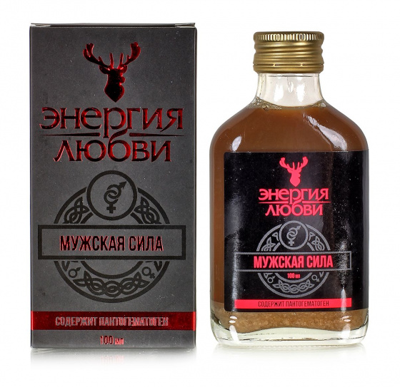 Бальзам "Энергия любви. Мужская сила". Высокий уровень мужской потенции