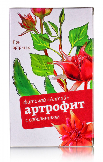 Фиточай Алтай № 30 "Артрофит с сабельником". Для костей и суставов. 30 ф/п
