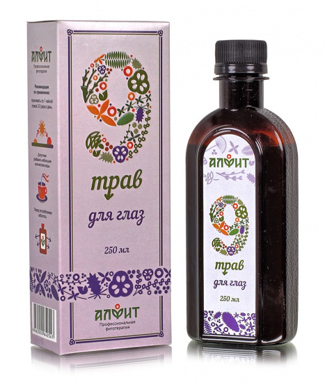 Бальзам "9 трав для глаз". 250мл.
