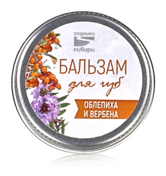 Бальзам для губ Облепиха и вербена, 9г.