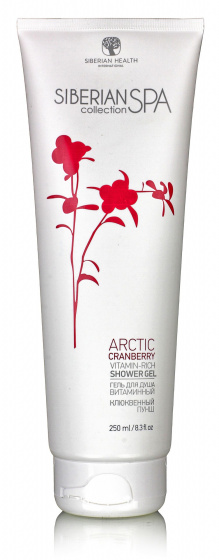 Siberian SPA Collection. Гель для душа витаминный. Клюквенный пунш 250мл.