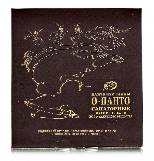 Пантовые ванны "О-Панто" санаторные (жидкий концентрат) 10*35мл. Пантопроект