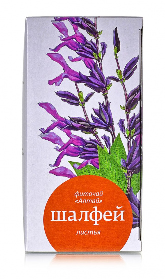 Фиточай "Алтай" Шалфей. Листья. 20 Фильтр-пакетов по 1.5гр.