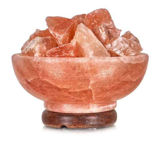 Солевая лампа "Ваза с камнями"