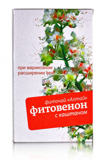 Фиточай Алтай № 23 "Фитовенон". Скорая помощь венам и сосудам. 30 ф/п