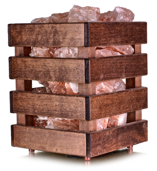 Солевая лампа (Дом Велеса) "Абажур Куб"