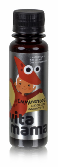 Витамама детский сироп для иммунитета без сахара, 95 мл от простуды для детей