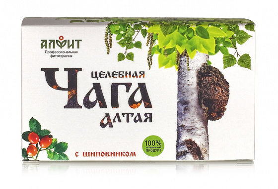 Чага с шиповником 20 ф/п чаговый чай