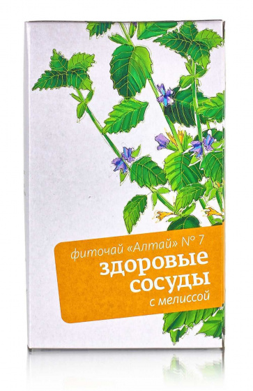 Фиточай Алтай № 07 "Здоровые сосуды с мелиссой". 30 ф/п