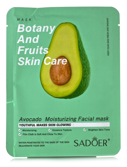 Маска тканевая с экстрактом авокадо