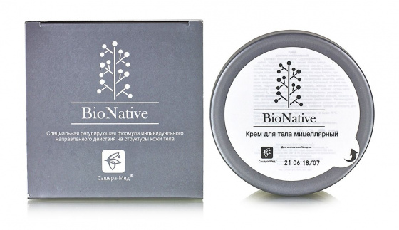 BioNative крем для тела мицеллярный, 200 мл.