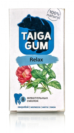 Смолка "RELAX" (антистресс, релакс) в растительной пудре, без сахара 8шт по 0,8гр