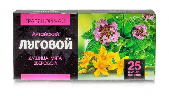 Травяной чай Луговой (душица, мята, зверобой) 25 ф/п