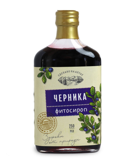 Фито Сироп "Черника" 250мл.
