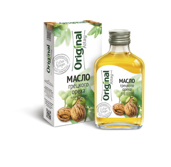 Масло грецкого ореха 100мл. Алтайское холодного отжима. Original Altay