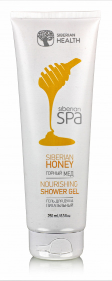 Siberian SPA Collection. Гель для душа питательный. горный мед 250мл.
