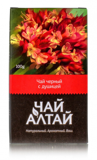 Черный чай с душицей 100гр. Россыпью