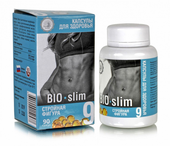 БиоСлим Стройная фигура. Капсулы для здоровья "BIO-Slim". 90 капсул по 0,3гр