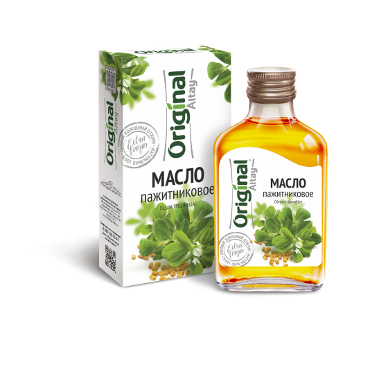 Масло пажитниковое, 100 мл. Алтайское холодного отжима. Original Altay