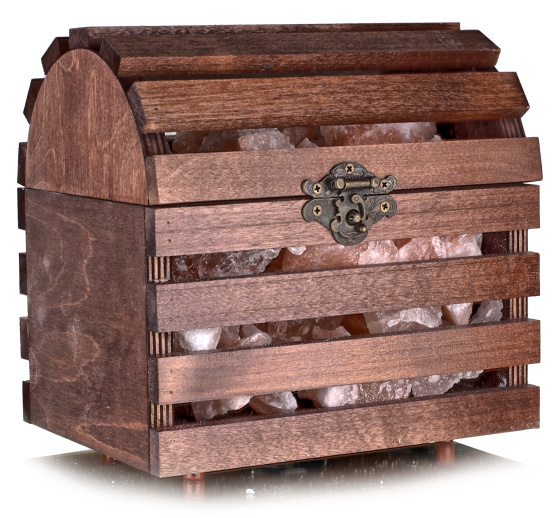 Солевая лампа Абажур Сундук.