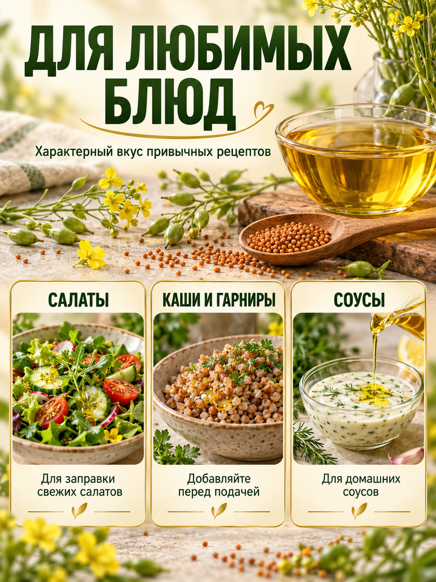 Масло Рыжиковое (250мл) Алтайское холодного отжима. Original Altay