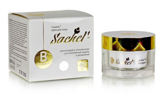 Сашель крем для молодой и плотной кожи 18-37 лет BioNative, 30 мл.