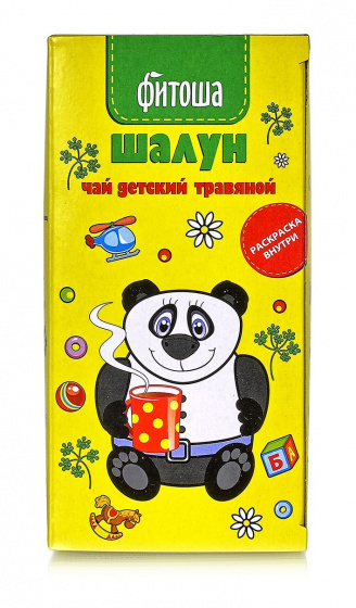 Фитоша №5. Шалун Детский фиточай для почек и мочеполовой системы
