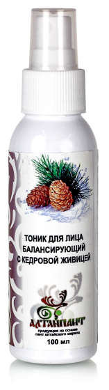 Пантовый тоник для лица с кедровой живицей 100 мл