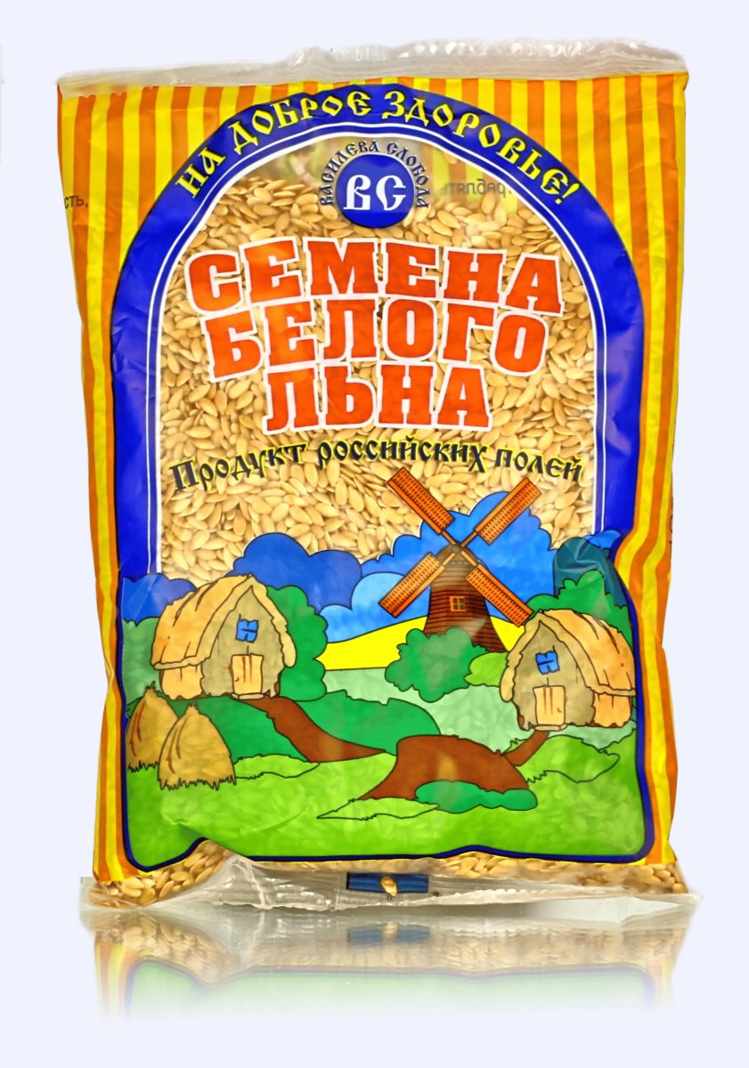 Семена Льна Белого 200гр. Способствуют нормализации веса и уровня холестерина