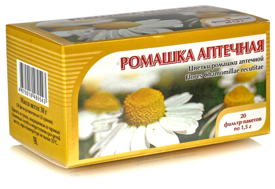 Ромашка аптечная №20*1,5гр.