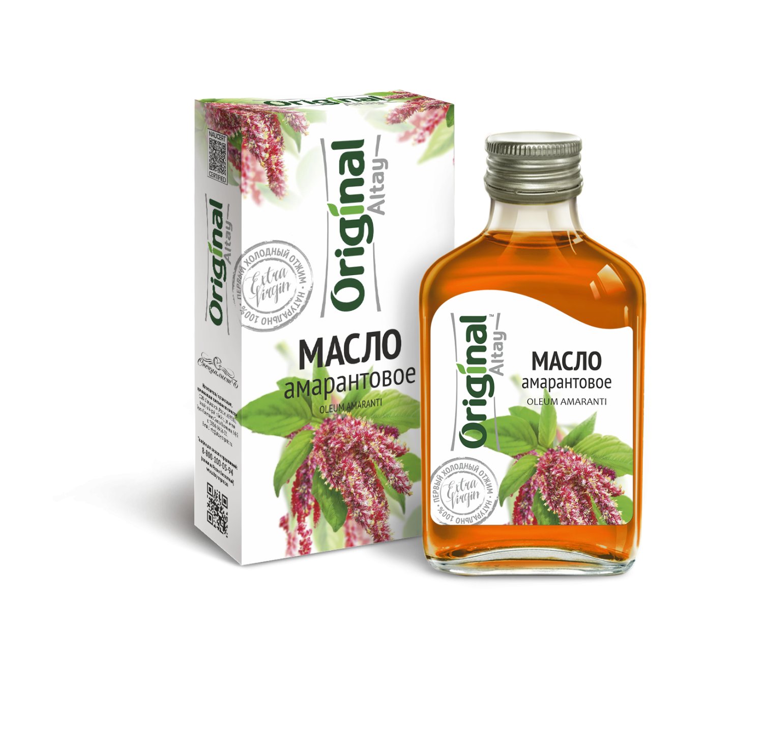 Масло амаранта, 100мл. Алтайское амарантовое масло. Original Altay