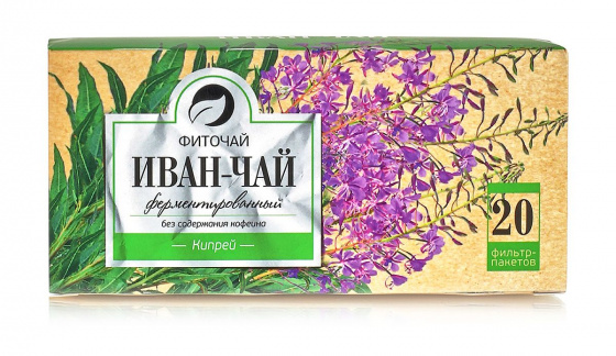 Фиточай "Иван-чай" 20 фильтр-пакетов по 1.2гр.