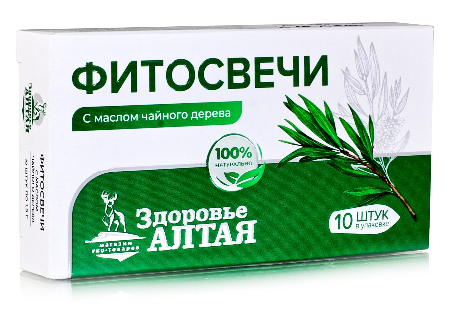 Фитосвечи с маслом чайного дерева 10 шт.