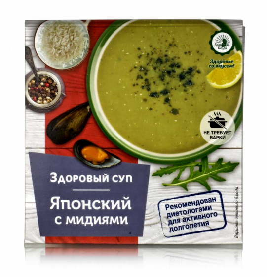 Суп быстрого приготовления "Японский" с мидиями 30г.